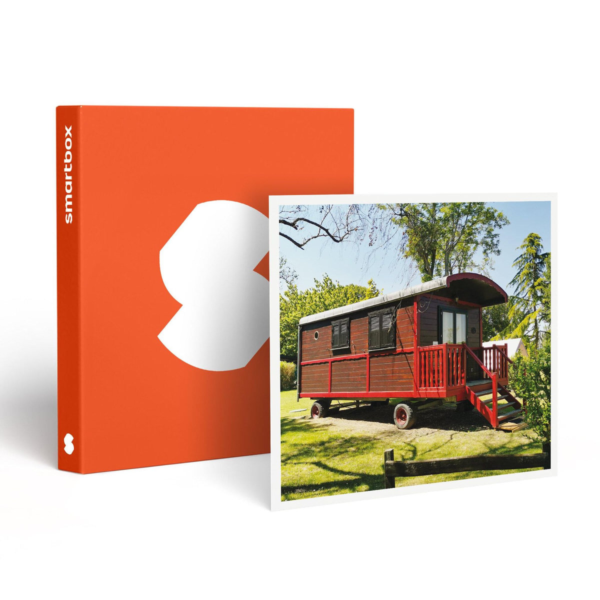 Smartbox Escapade insolite en famille : 3 jours en roulotte près d'Orléans avec dîner - Coffret Cadeau Séjour