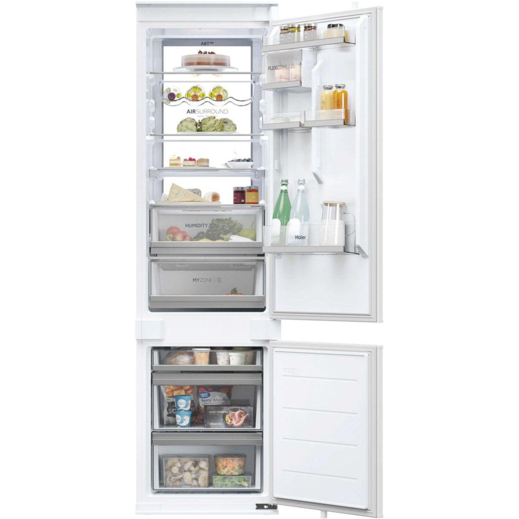 Voir la diapositive 2 : HAIER Réfrigérateur combiné encastrable hbw7519c