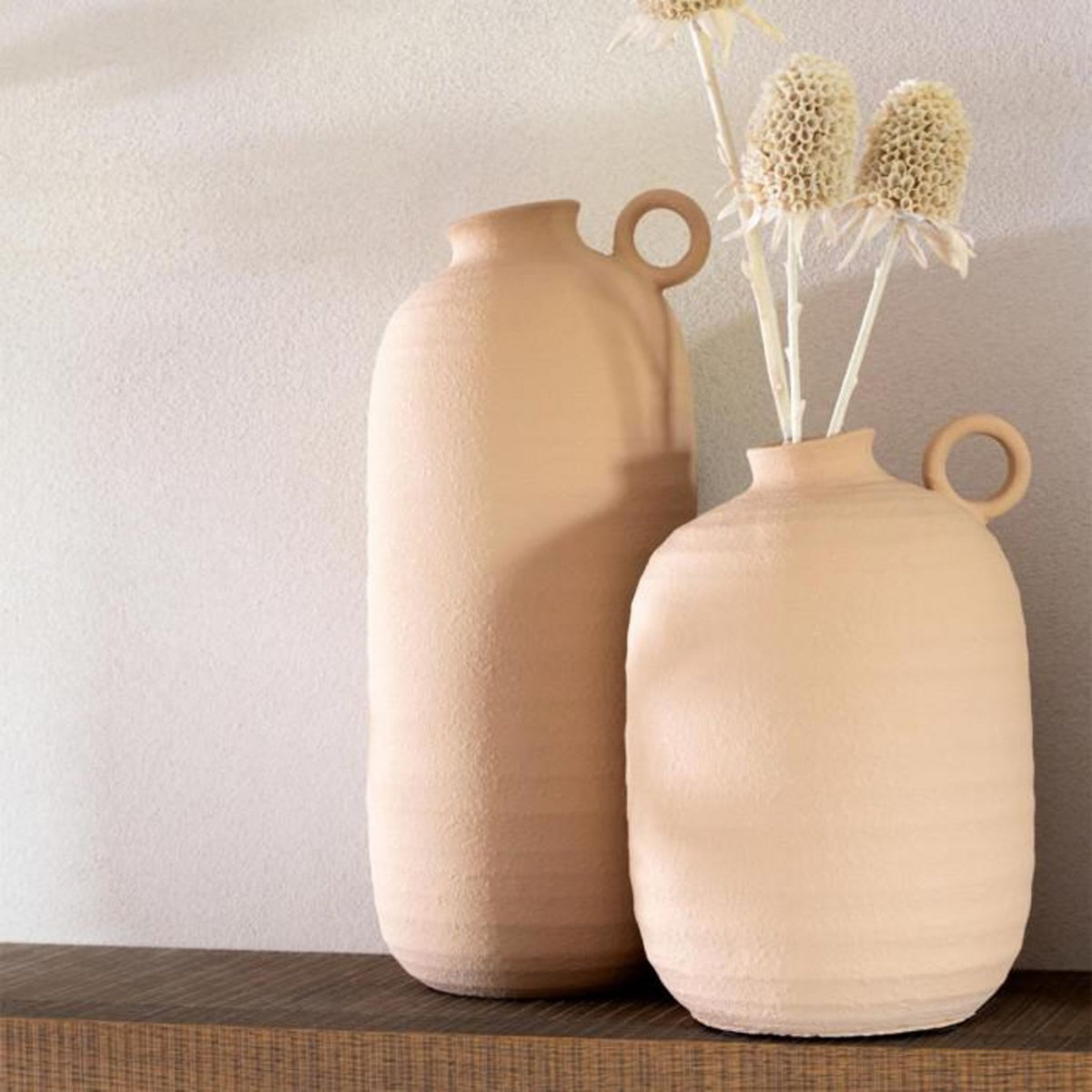 Paris Prix Vase Étroit en Argile  Cassia  27cm Beige