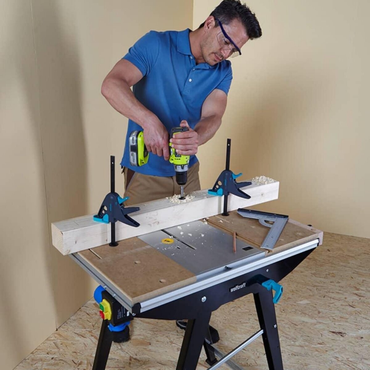 WOLFCRAFT wolfcraft Table de sciage Master Cut 1500 94 x 64 x 86,5 cm 6906000