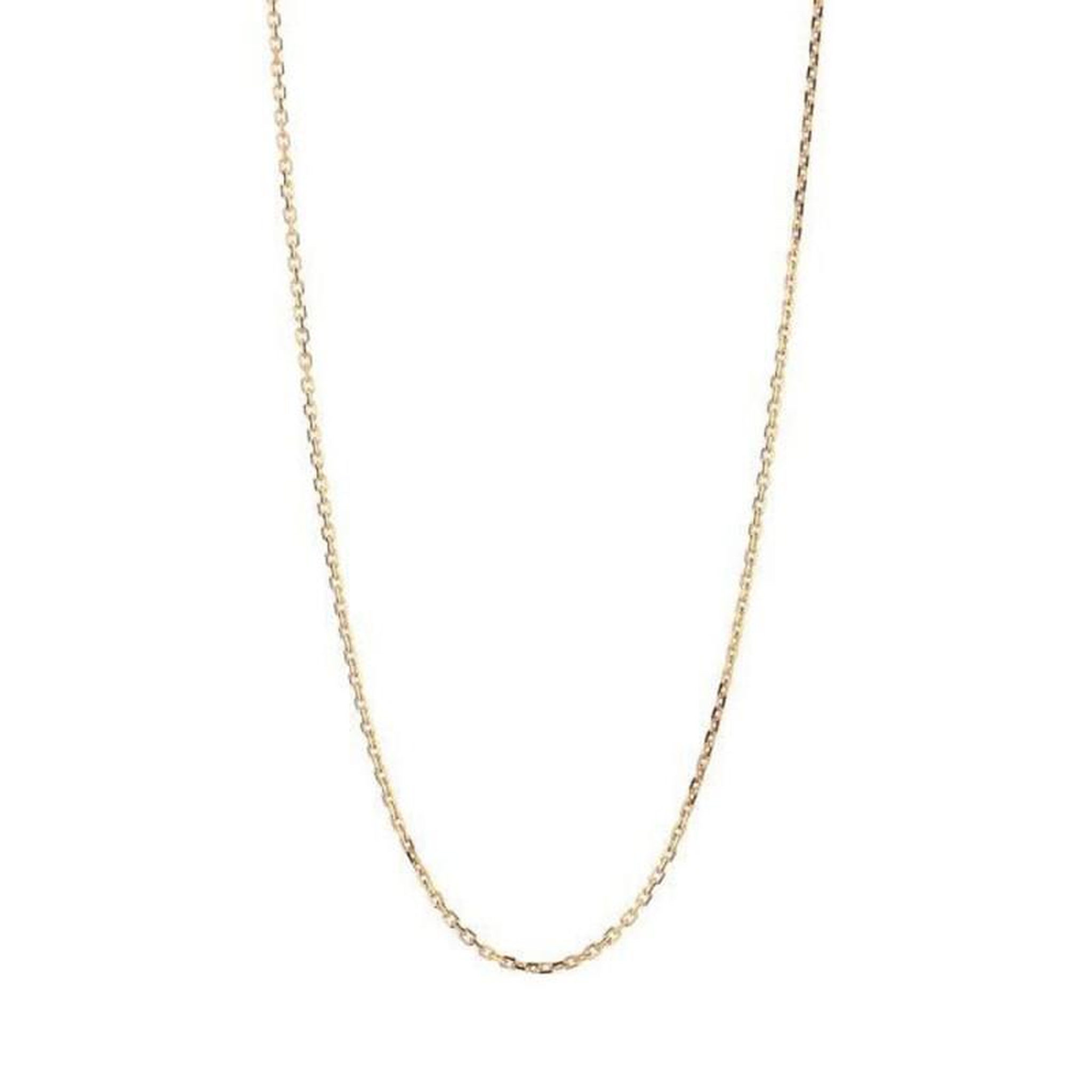 Voir la diapositive 3 : L'ATELIER D'AZUR Collier Chaine Or 18 Carats 750/000 Jaune Forçat Diamantée - Homme ou Femme