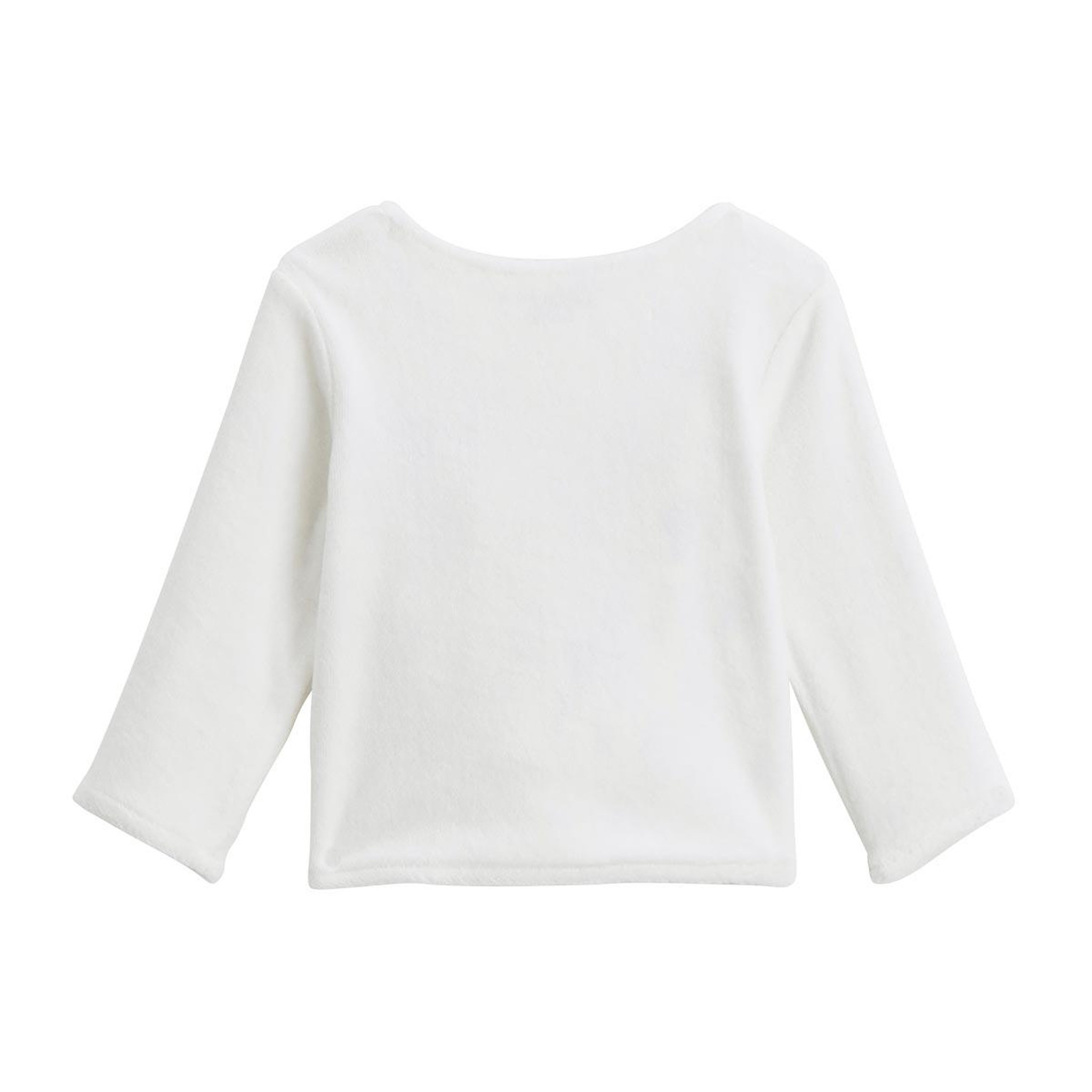 Voir la diapositive 4 : Petit Béguin Ensemble bébé gilet en velours et pantalon en coton matelassé Rêverie