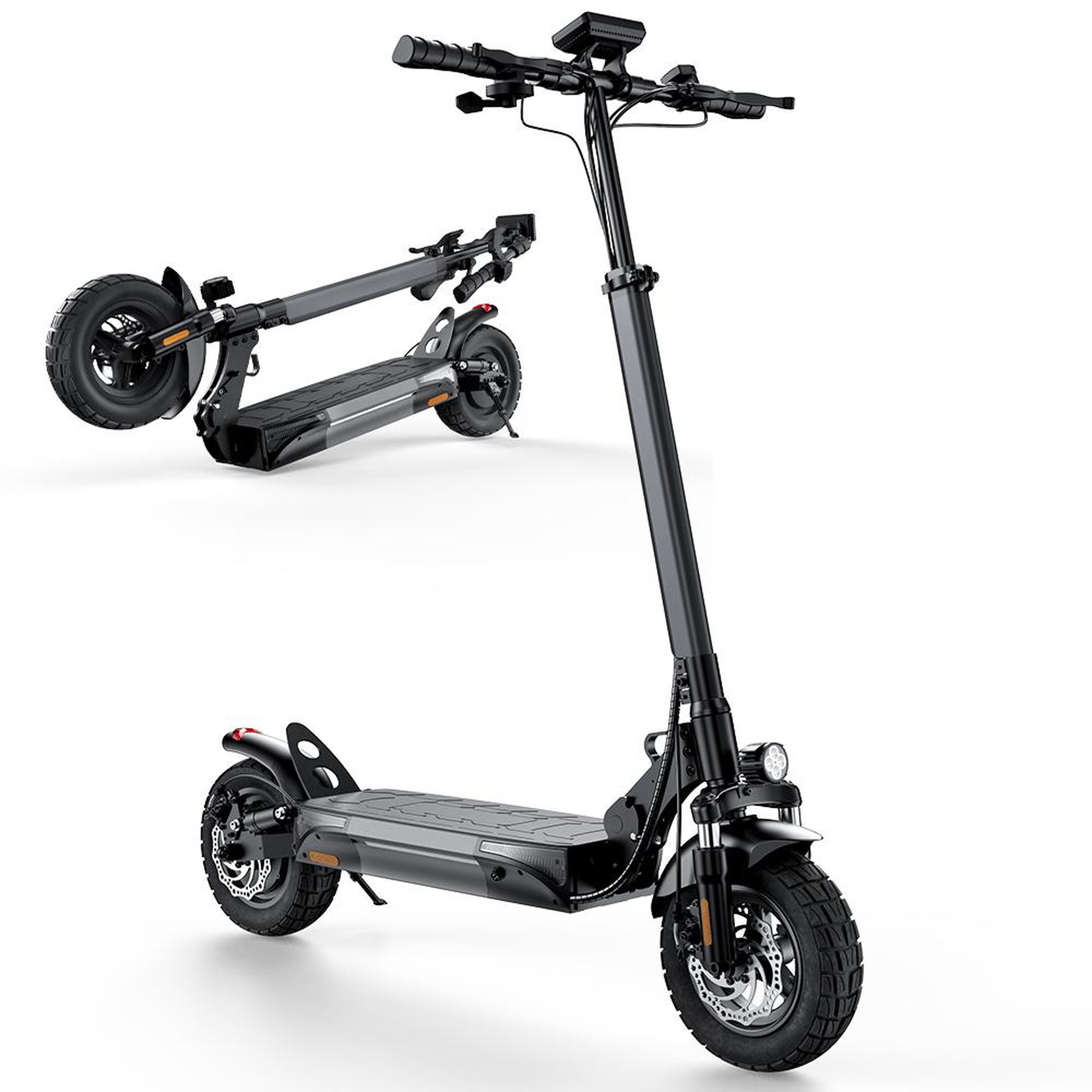ISCOOTER Trottinette électrique iScooter W9, moteur 1000 W, batterie 48 V 14 Ah, double suspension