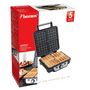 Voir la diapositive 4 : Bestron Gaufrier 1100w noir/inox - asw281