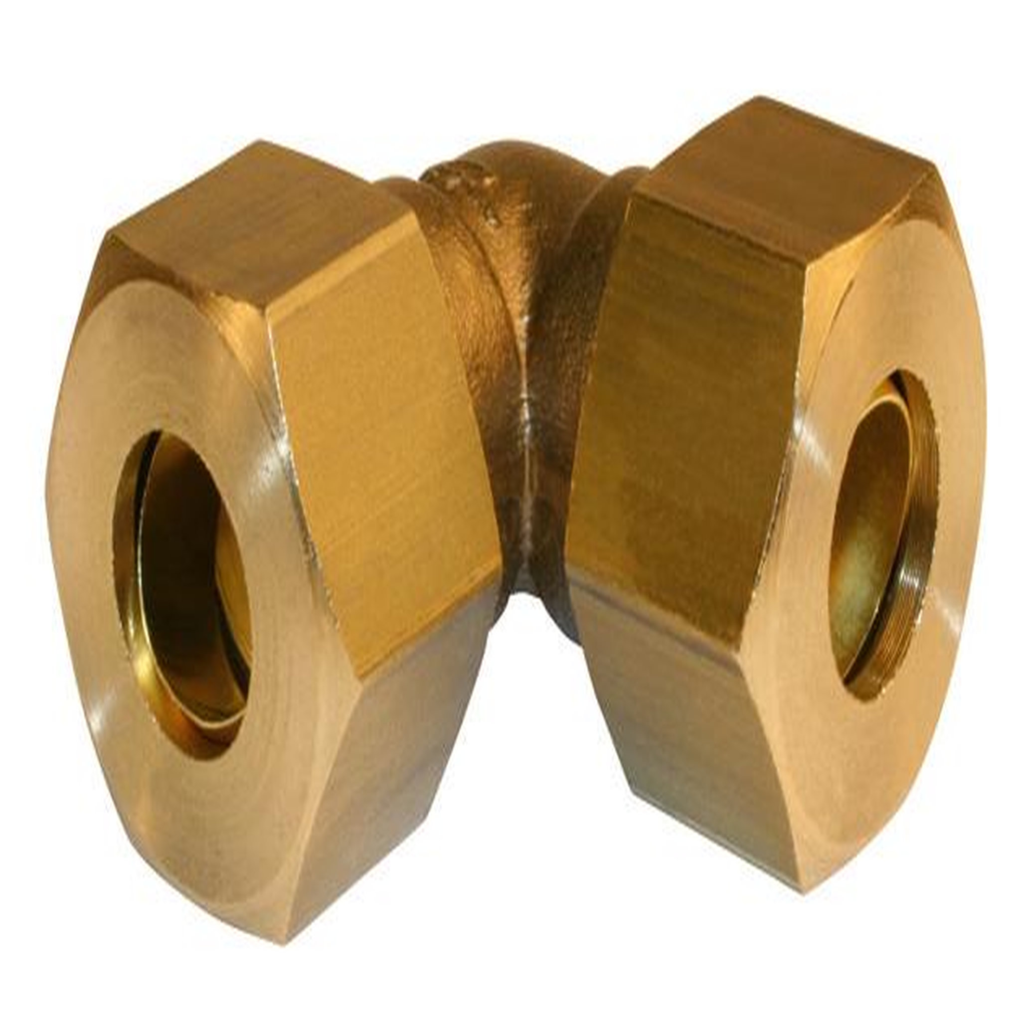 CENTRALE BRICO Raccord coudé 90° biconique laiton D.14 pour tube en cuivre