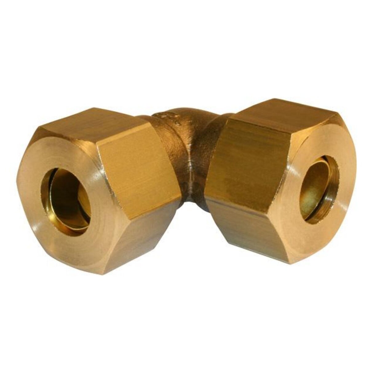 CENTRALE BRICO Raccord coudé 90° biconique laiton D.14 pour tube en cuivre