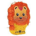 Paris Prix Pinata Déco  Lion  40cm Jaune & Orange