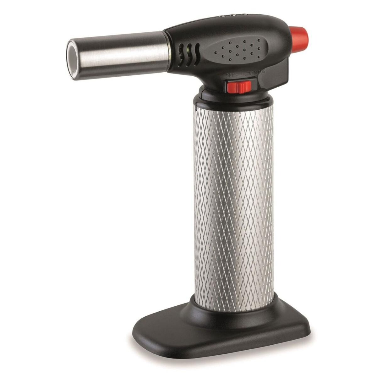 Kemper Chalumeau de cuisine professionnel + 2 Cartouches de gaz Utilisation à 360° Allumage piezo KEMPER