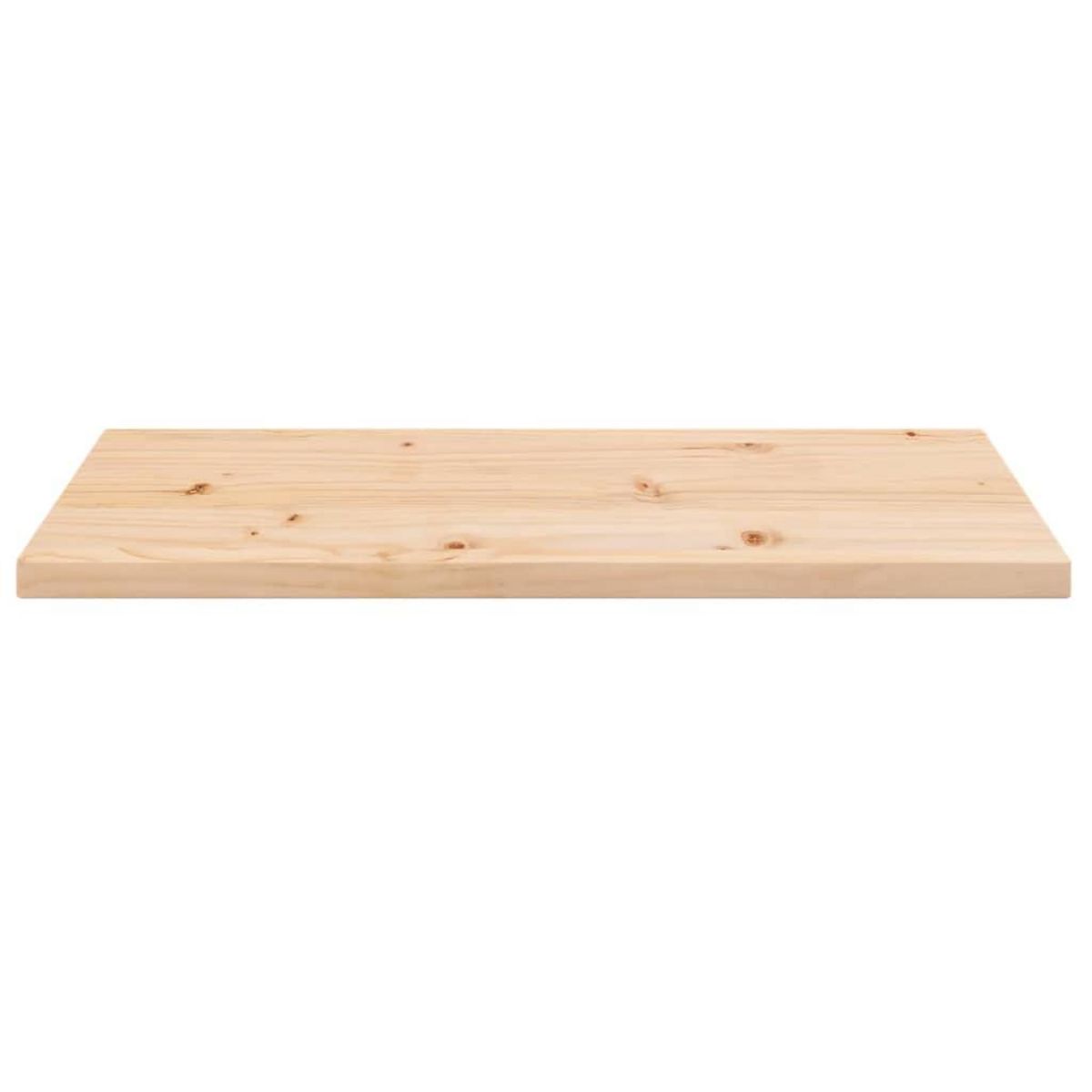 VIDAXL Dessus de table 80x40x2,5 cm bois de pin massif rectangulaire