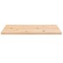 Voir la diapositive 3 : VIDAXL Dessus de table 80x40x2,5 cm bois de pin massif rectangulaire