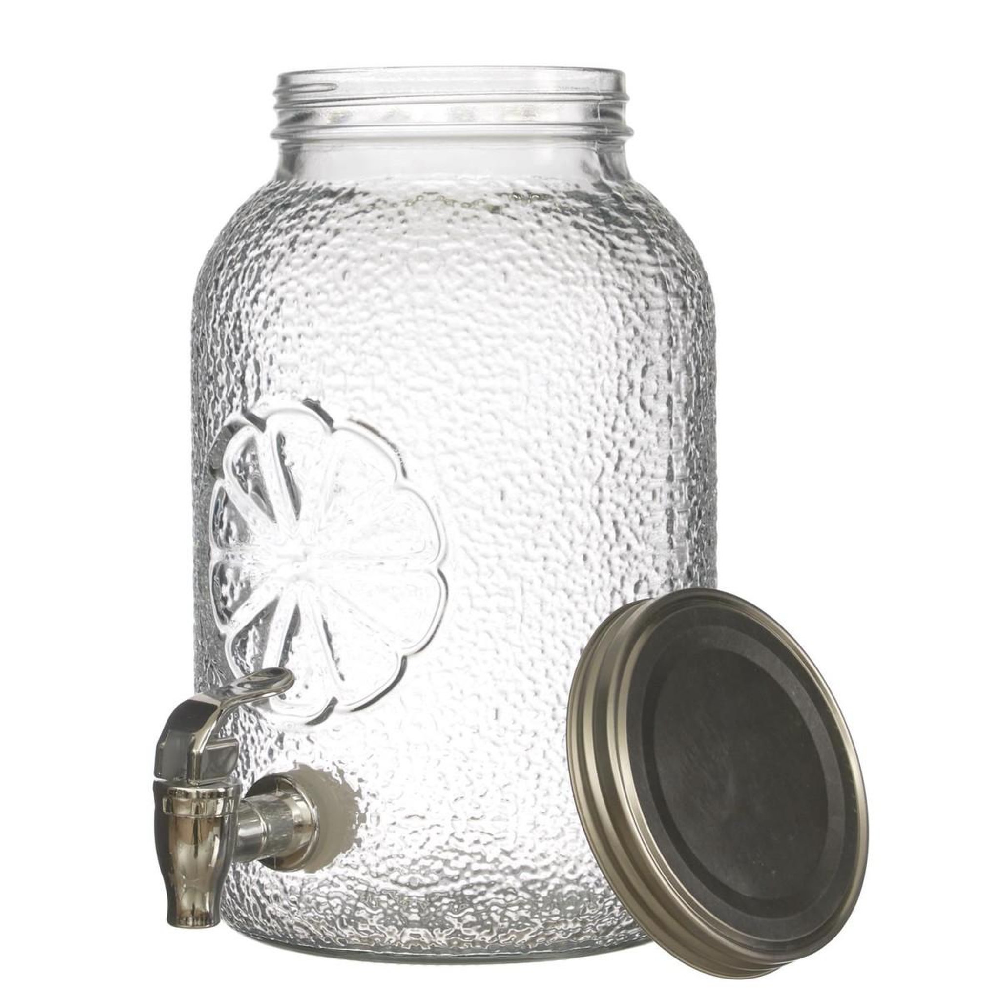 Voir la diapositive 3 : The Home Deco Factory Distributeur de boisson  citron  3,8l transparent