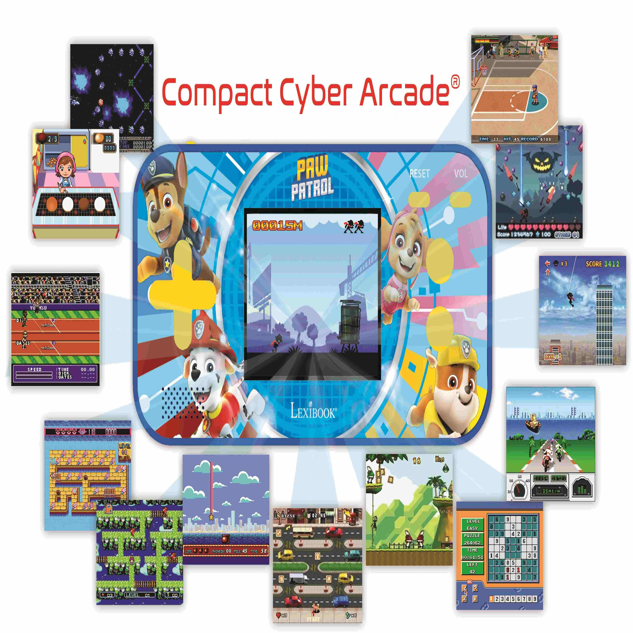Voir la diapositive 3 : Lexibook Console de jeux portable couleur Pat Patrouille Cyber Arcade Pocket