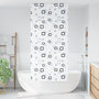 Voir la diapositive 2 : VIDAXL Store enrouleur de douche 110x240 cm largeur du tissu 106 cm