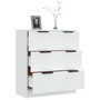 Voir la diapositive 4 : VIDAXL Buffet Blanc 60x30x70 cm Bois d'ingenierie