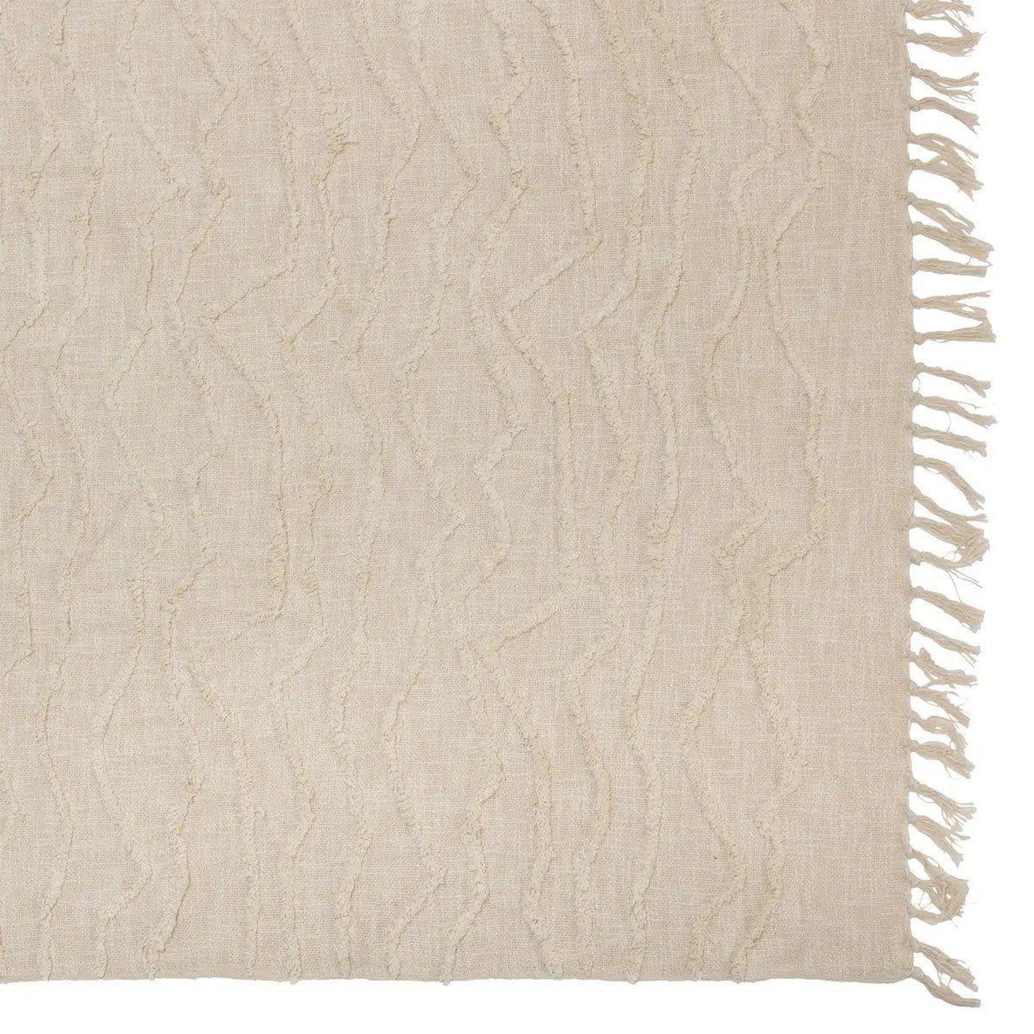 Voir la diapositive 3 : ATMOSPHERA Dessus de lit  tufté  beige 240x260cm