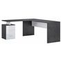 Voir la diapositive 4 : Bureau d'angle droit 3 tiroirs 180 cm VASTO