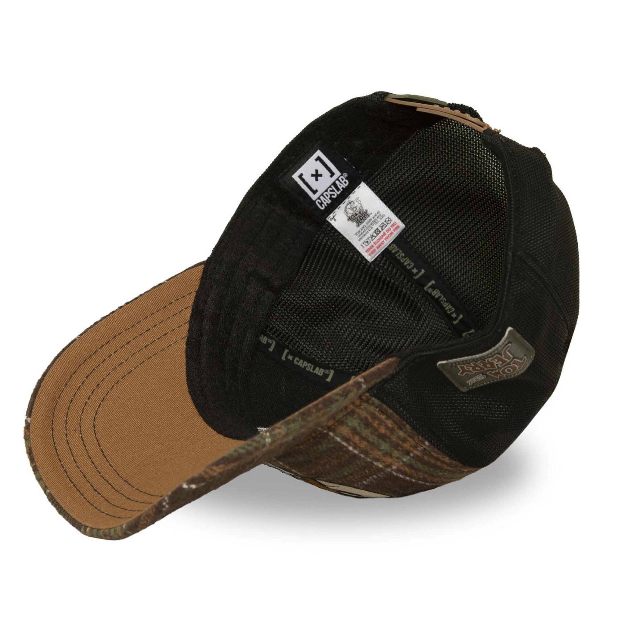 Voir la diapositive 5 : CAPSLAB Casquette baseball avec filet et patch tom & jerry jerry