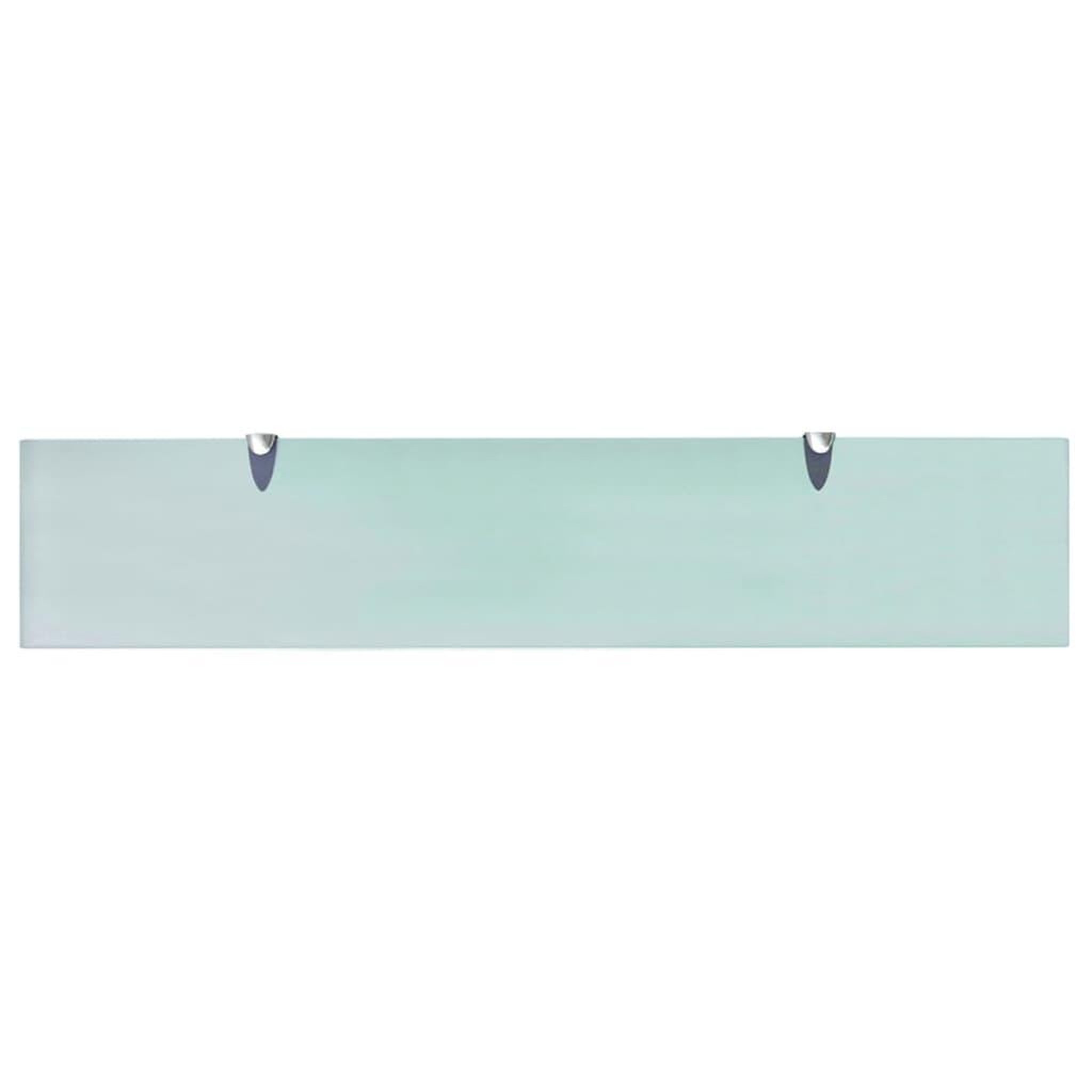 Voir la diapositive 4 : VIDAXL Etageres murales 2 pcs verre 100 x 20 cm 8 mm