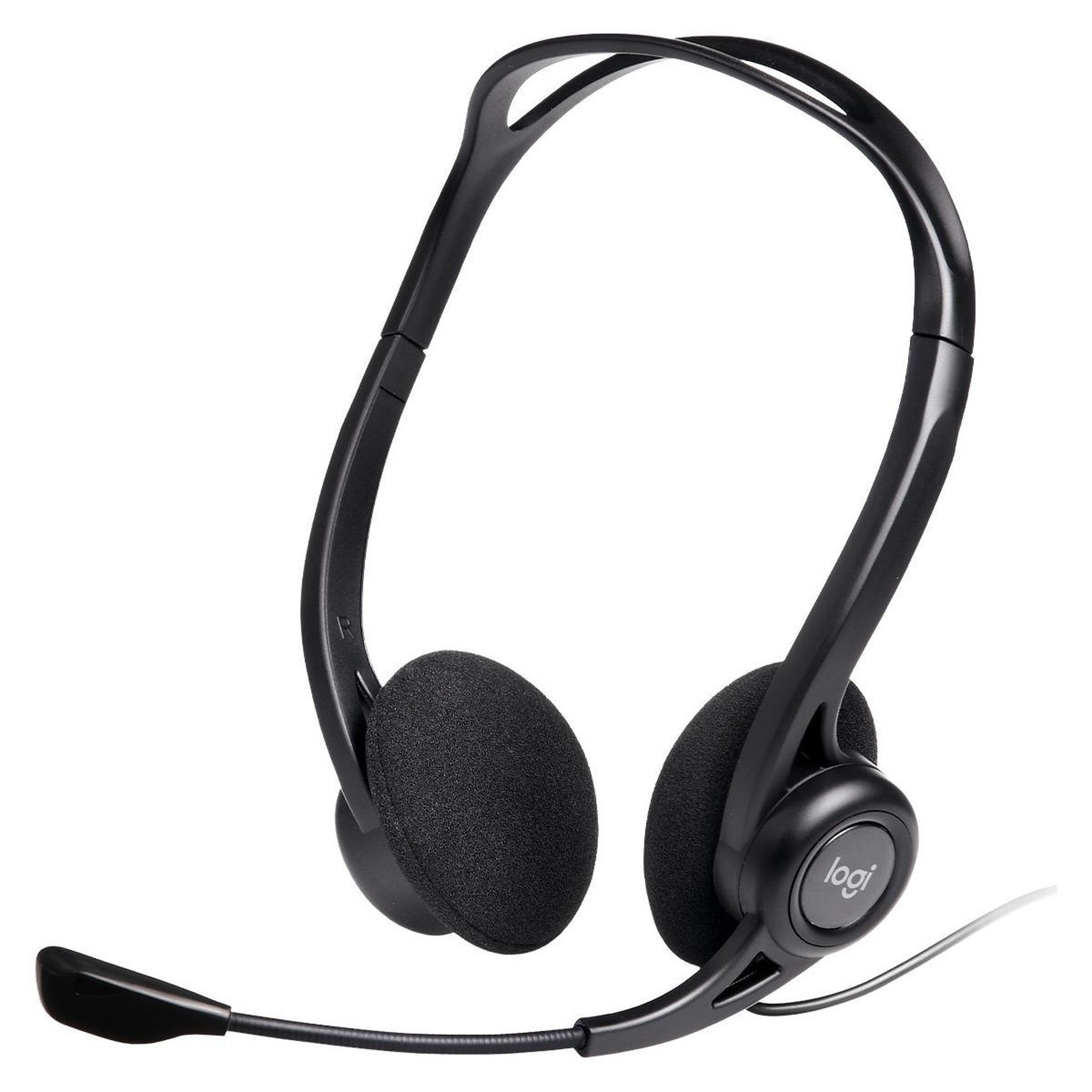 Voir la diapositive 2 : Logitech Casque Logitech PC Headset 960 USB Noir