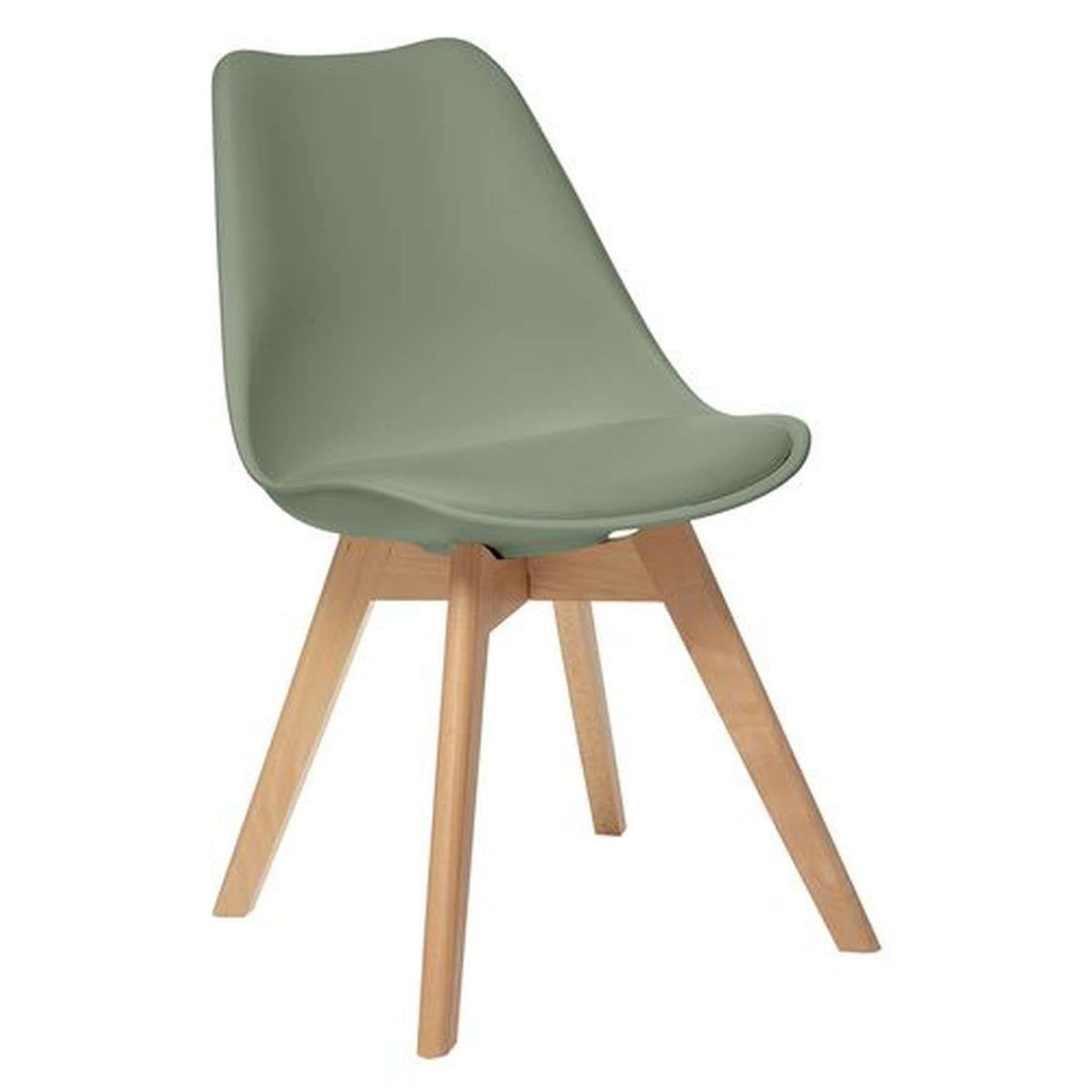 TOILINUX Lot de 4 chaises design scandinave BAYA