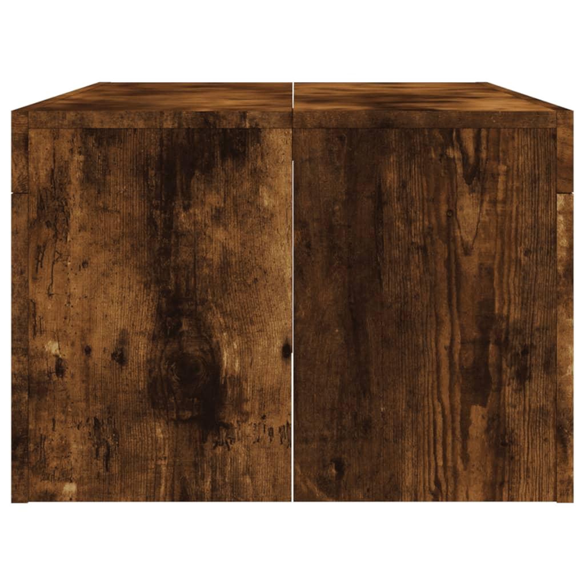Voir la diapositive 5 : VIDAXL Table basse chene fume 102x50x36 cm bois d'ingenierie