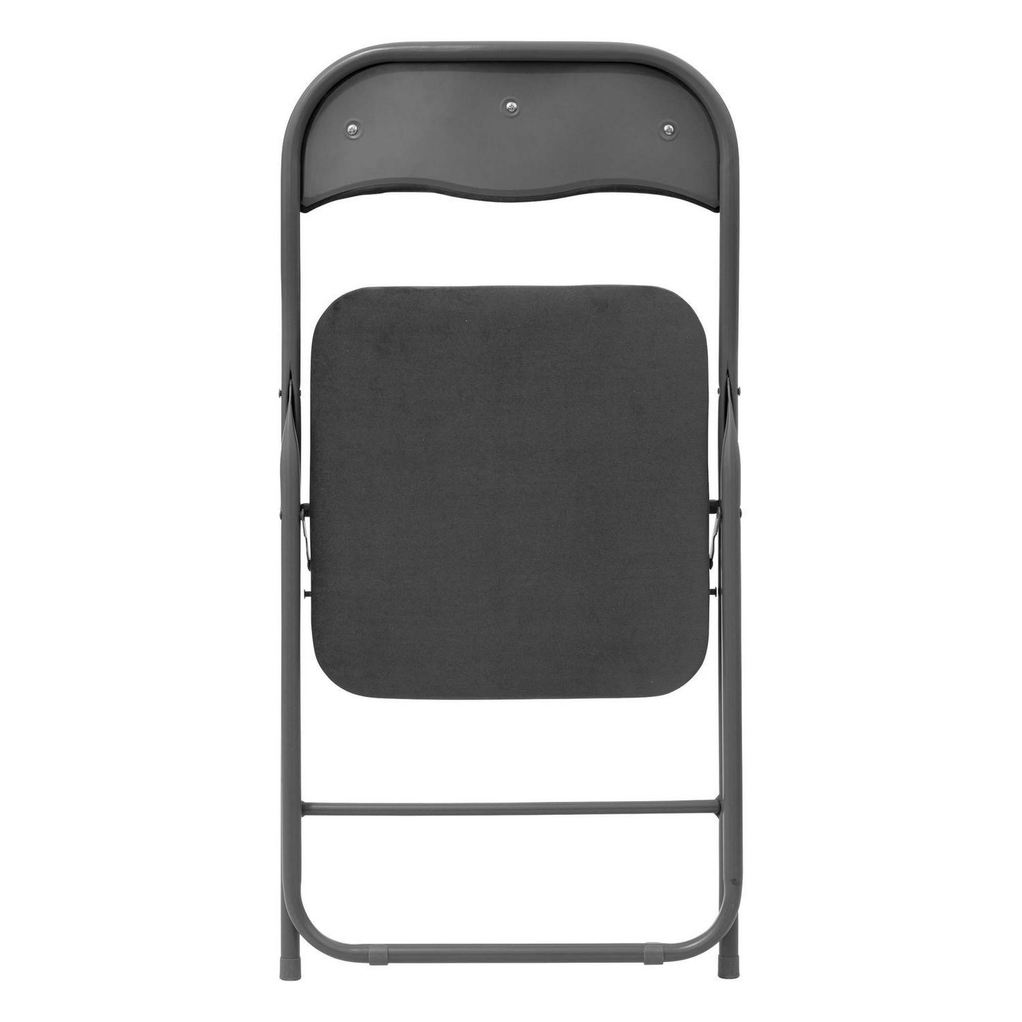 Voir la diapositive 2 : FIVE Lot de 6 chaises pliantes effet velours