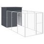Voir la diapositive 2 : VIDAXL Niche pour chien avec cour anthracite 165x455x181 cm