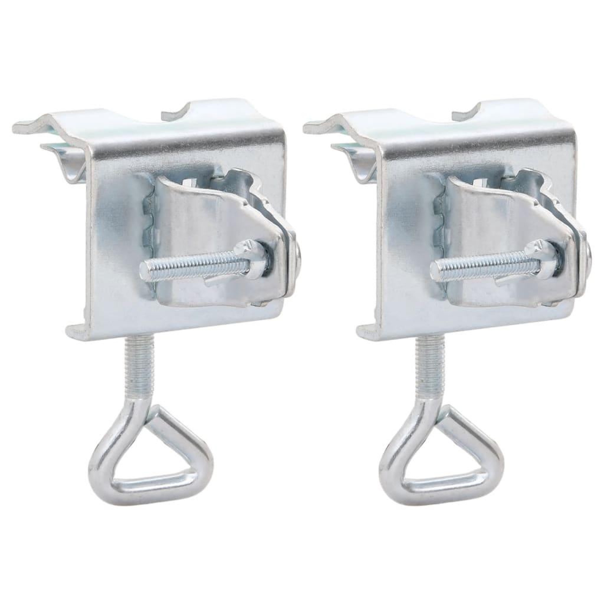 VIDAXL Pinces a parasol pour balcon 2 pcs 32 mm acier