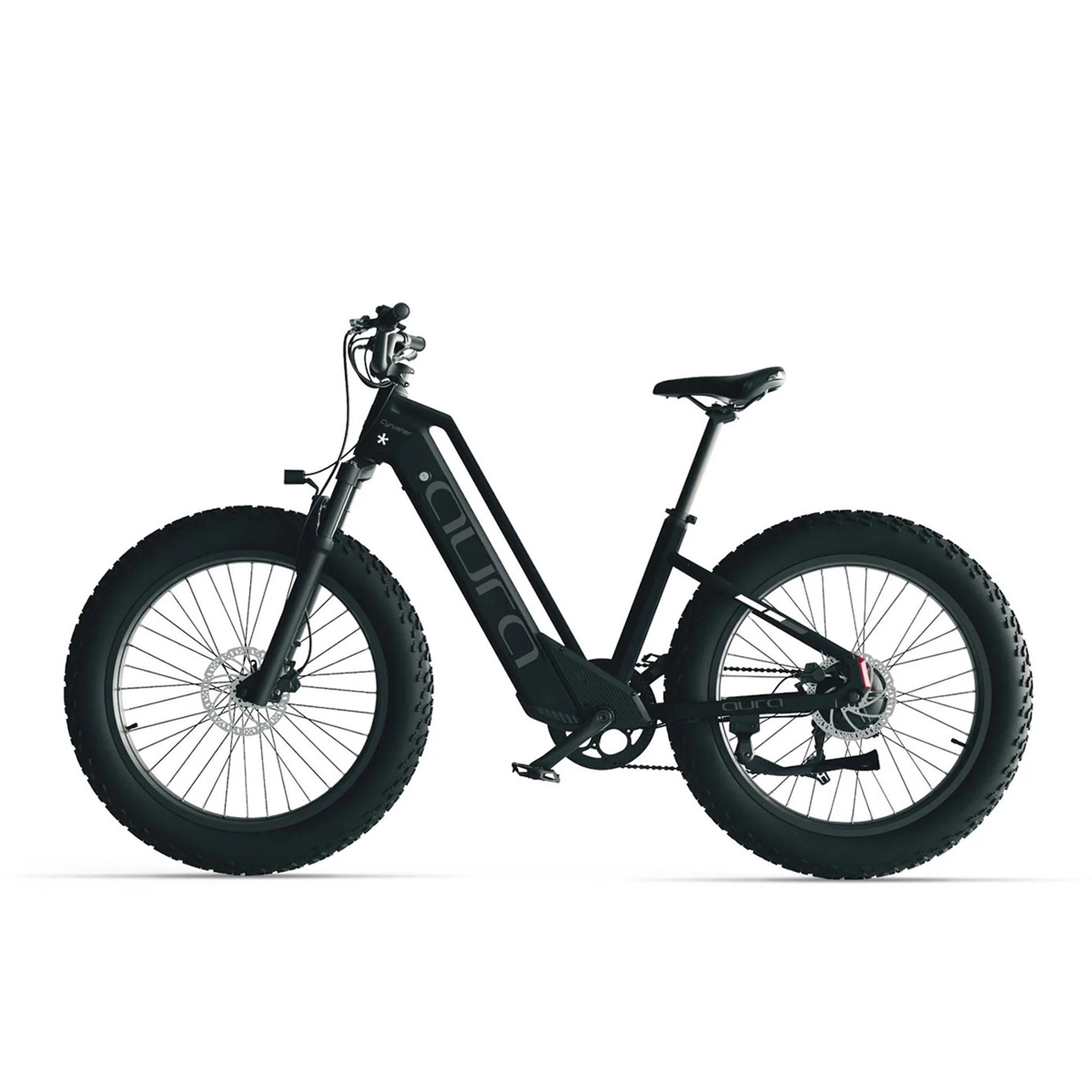 Voir la diapositive 3 : CYRUSHER Vélo électrique Cyrusher Aura à gros pneus 26 pouces