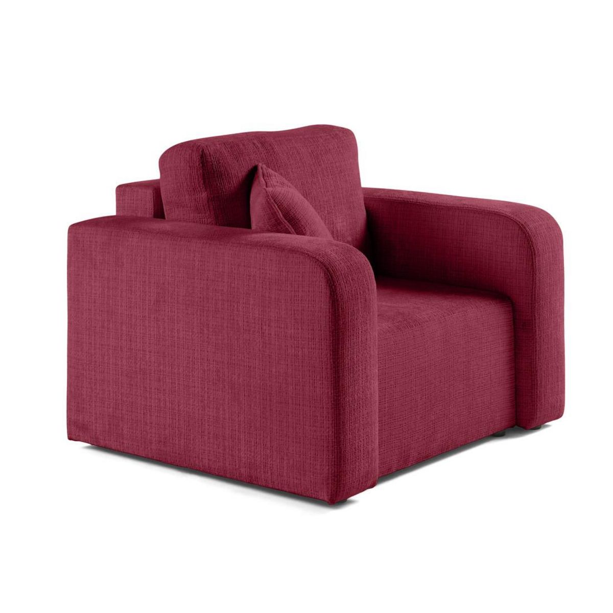 BEST MOBILIER Miro - fauteuil en velours texturé