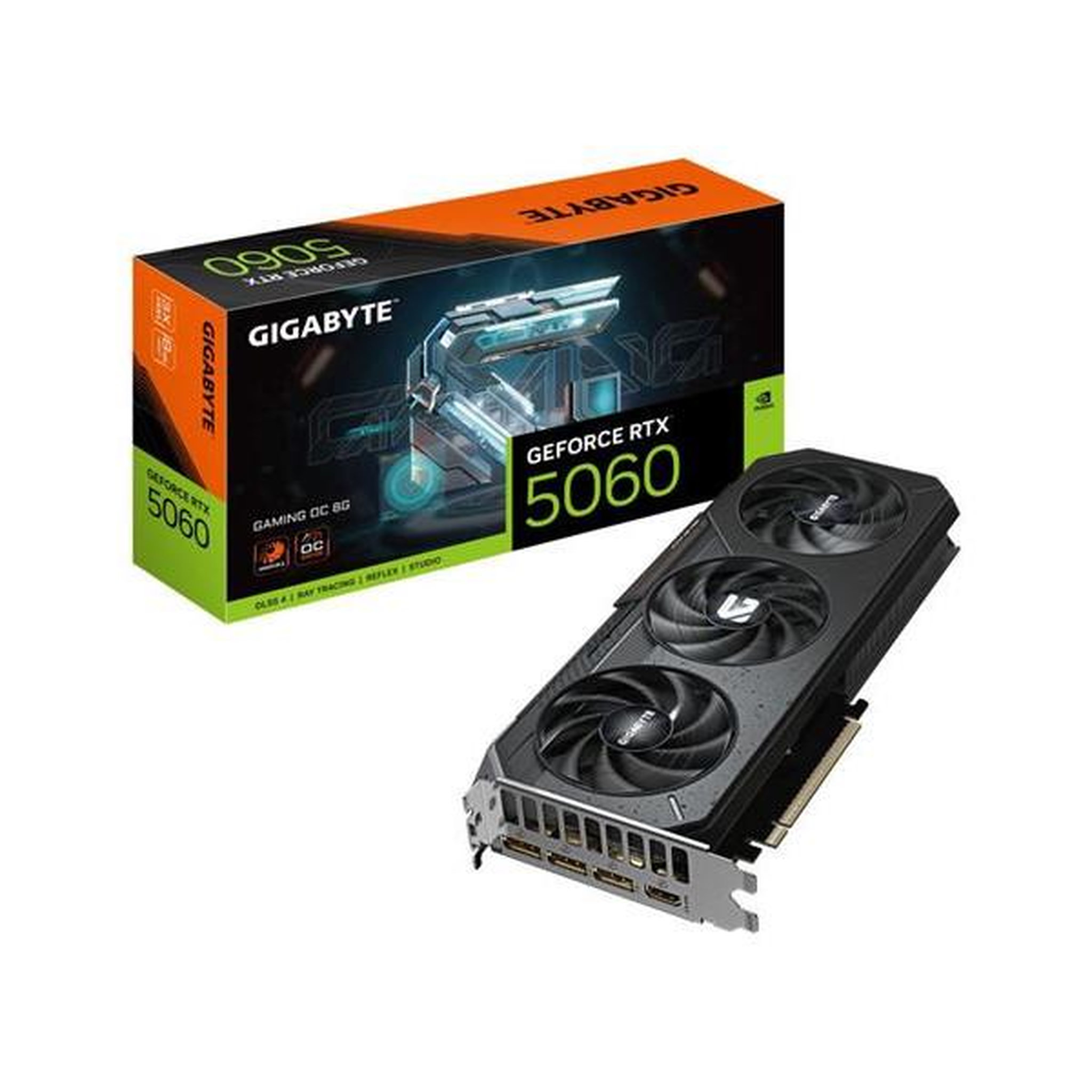 Gigabyte Carte Graphique Gigabyte Nvidia GeForce RTX 5060 GAMING OC 8G