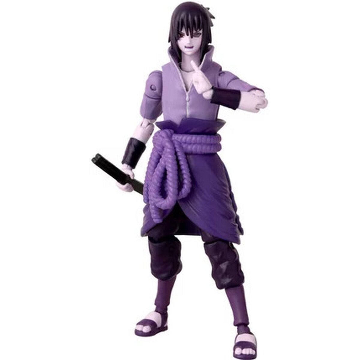 BANDAI Figurine Uchiwa Sasuke Rinnegan/Mangekyo Sharingan 17 cm Naruto Shippuden Anime Heroes