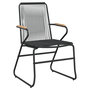 Voir la diapositive 3 : VIDAXL Chaises de jardin lot de 2 noir 58x59x85,5 cm Rotin PVC
