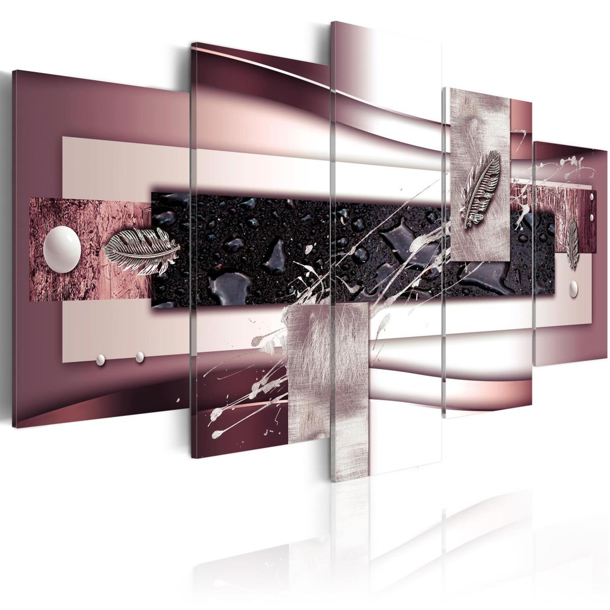 Paris Prix Tableau imprimé  burgundy harmony. Coloris disponibles : Multicolore