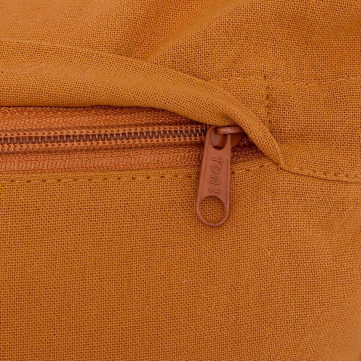 ATMOSPHERA Coussin Déco Brodé  Libertad  38x58cm Terracotta