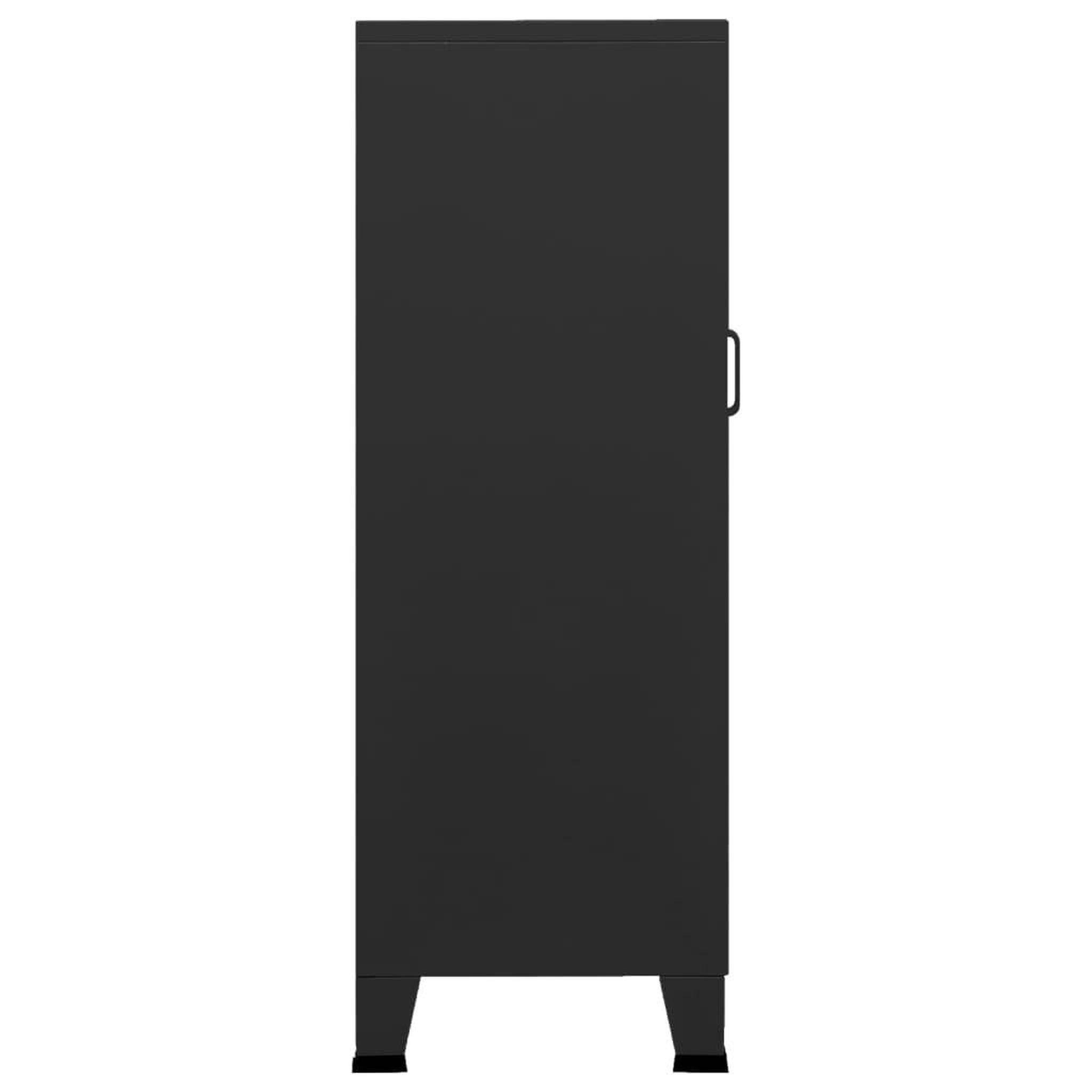 Voir la diapositive 4 : VIDAXL Coffre de rangement industriel Noir 70x40x115 cm Metal