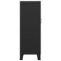 Voir la diapositive 4 : VIDAXL Coffre de rangement industriel Noir 70x40x115 cm Metal