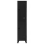 Voir la diapositive 2 : VIDAXL Armoire a casiers Noir 38x45x180 cm Acier
