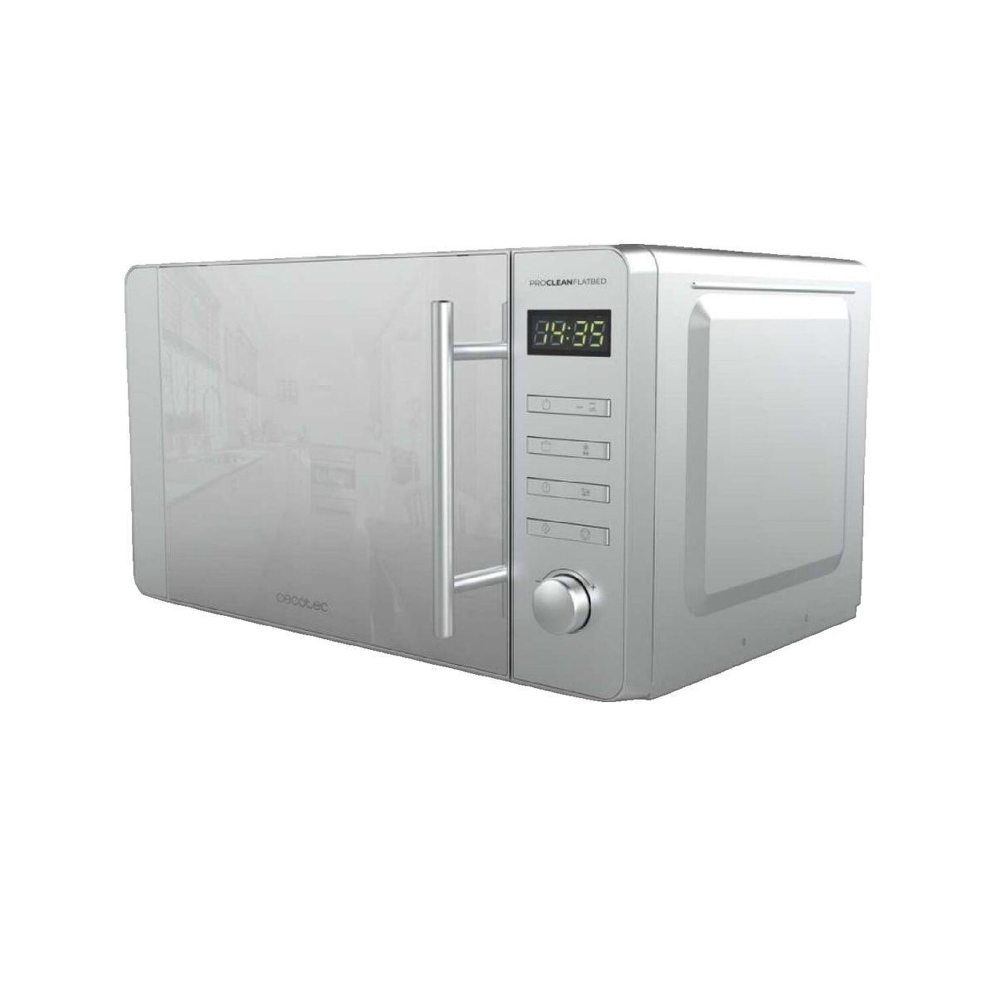 Voir la diapositive 2 : CECOTEC Micro-ondes Cecotec Modèle Élégant 20 Litres Argent et Blanc
