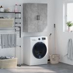 VIDAXL Armoire murale gris beton 69,5x34x90 cm