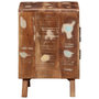 Voir la diapositive 3 : VIDAXL Table de chevet 2 pcs 40x32x46 cm bois massif de recuperation