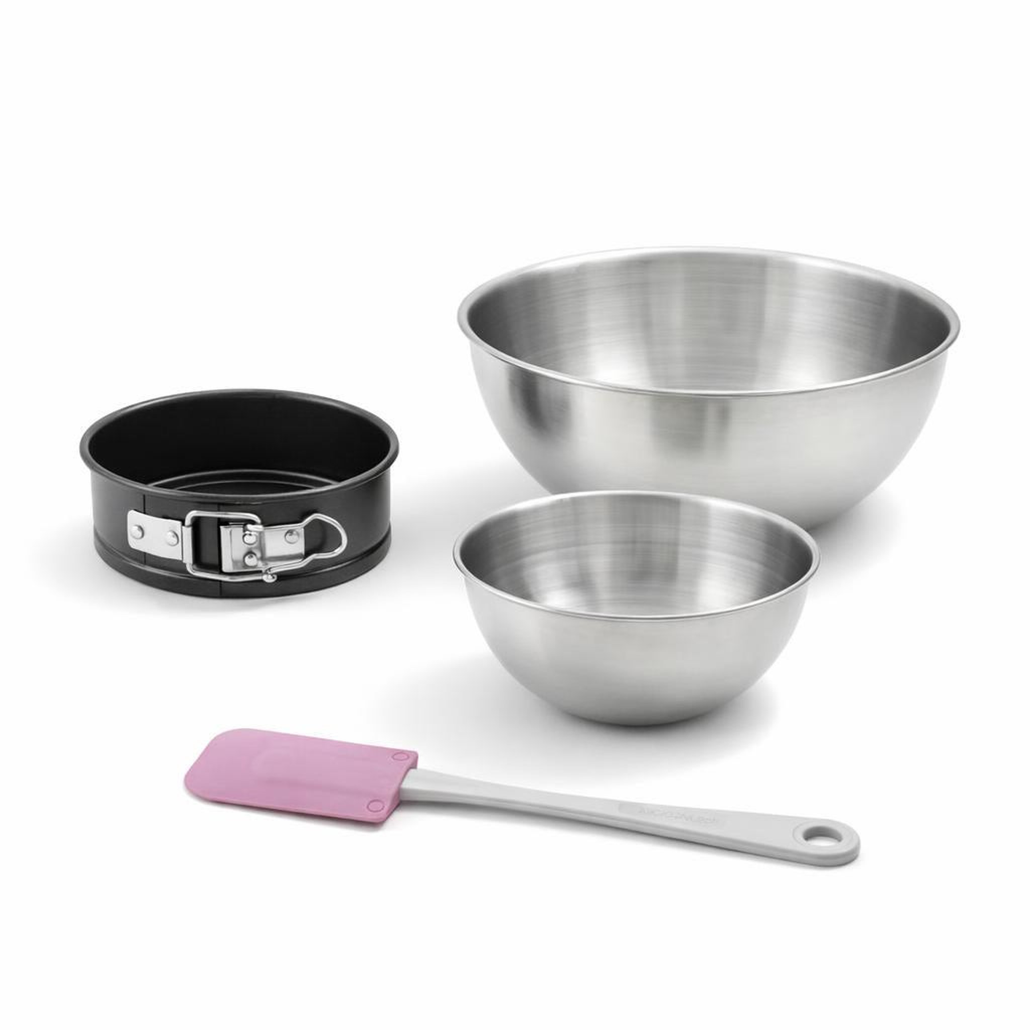 ZENKER Set de 4 ustensiles de pâtisserie moule à manqué 2 bols et spatule en silicone spécial mini spécial mini zenker  spécial mini