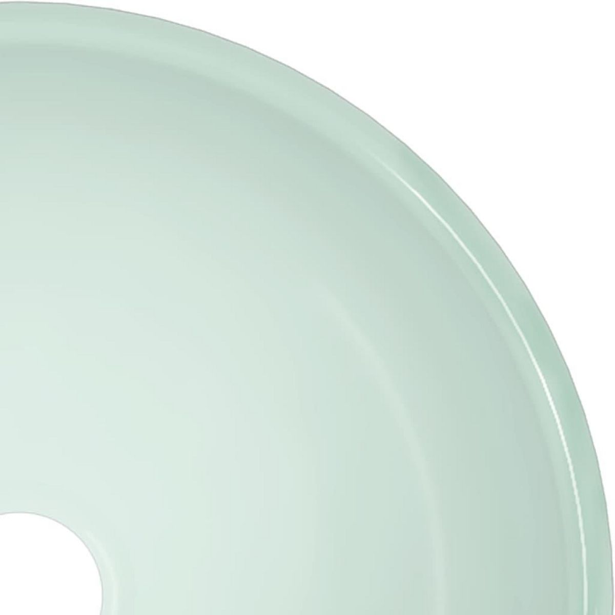 VIDAXL Lavabo Verre trempe 30x12 cm Blanc