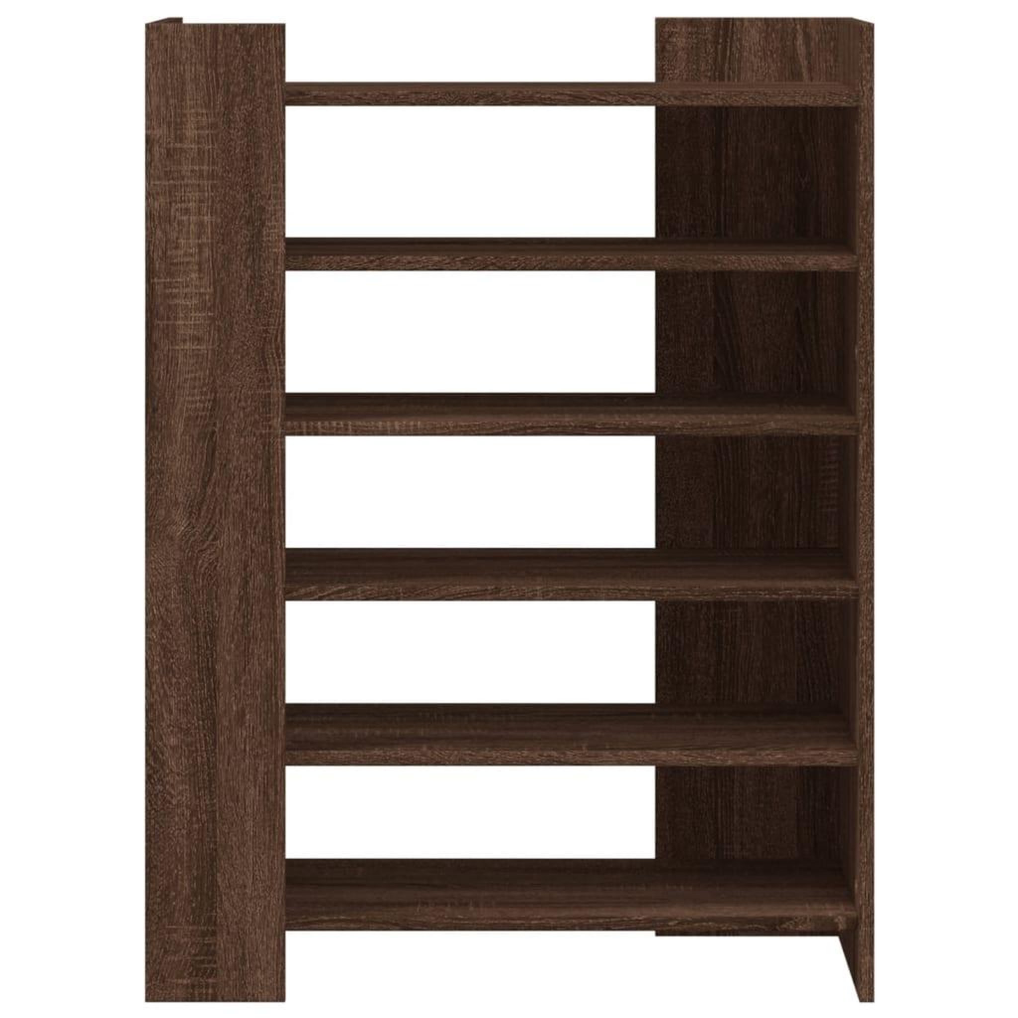Voir la diapositive 4 : VIDAXL Armoire a chaussures chene marron 74,5x37,5x100 cm
