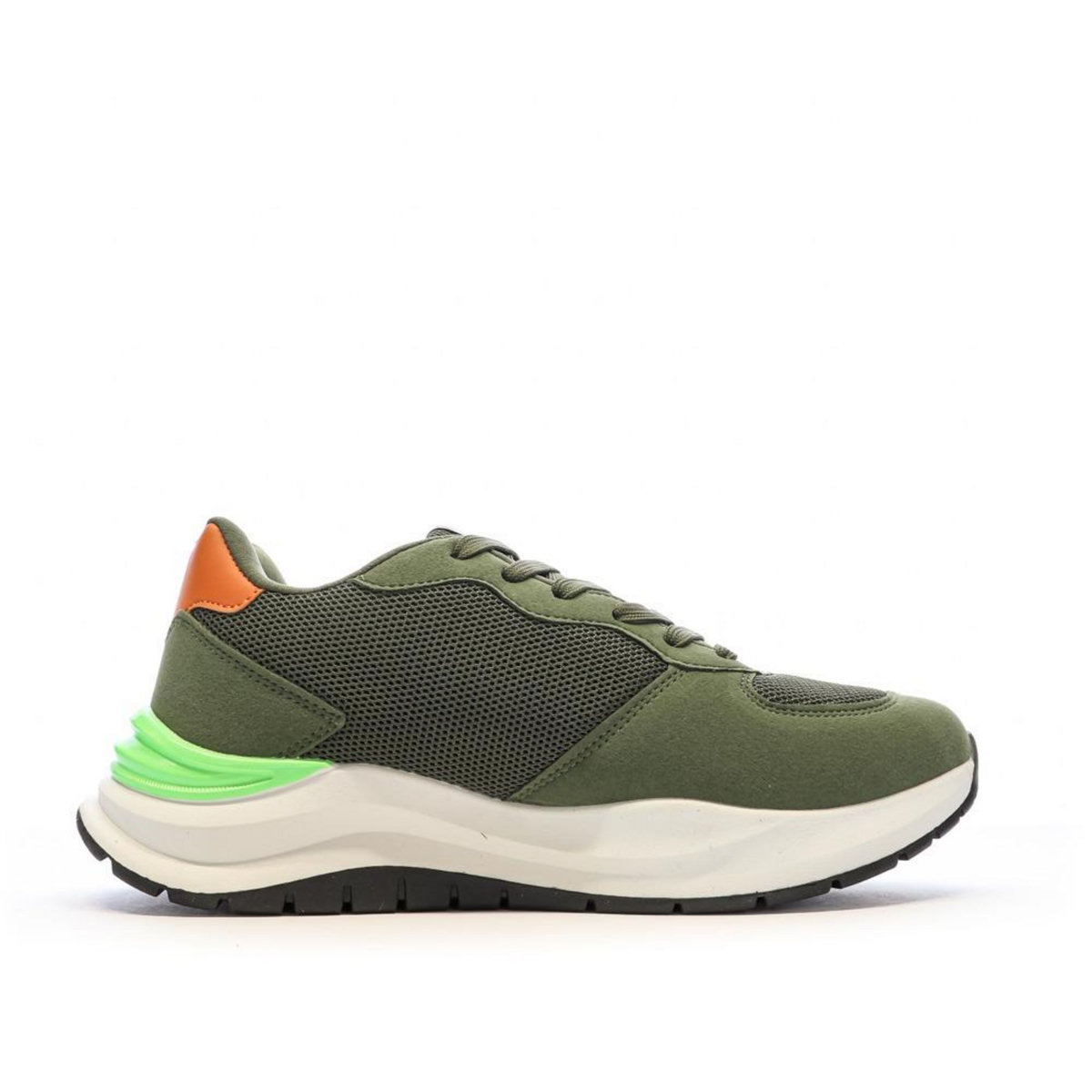 LOTTO Baskets Kaki/Orange Homme Lotto Twenty6