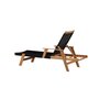 Voir la diapositive 4 : Paris Prix Chaise Longue en Bois  Little John  115cm Naturel