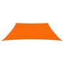 VIDAXL Voile de parasol Tissu Oxford trapeze 2/4x3 m Orange