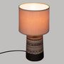 Voir la diapositive 5 : ATMOSPHERA Lampe à Poser en Terre Cuite  Lee  34cm Marron