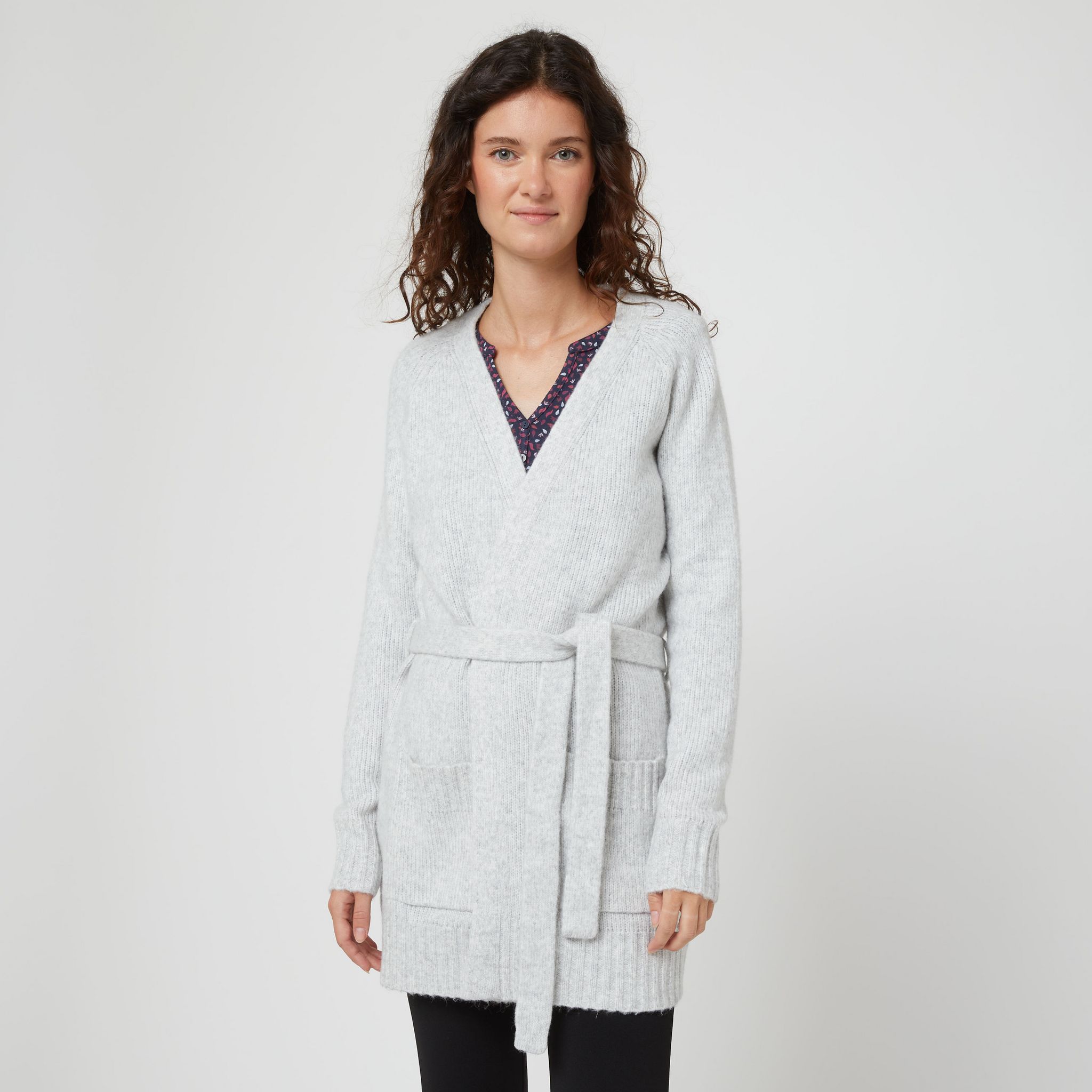 Veste (gilet) Gris Femme Cache Cache - Taille 1 - Occasion Très Bon état
