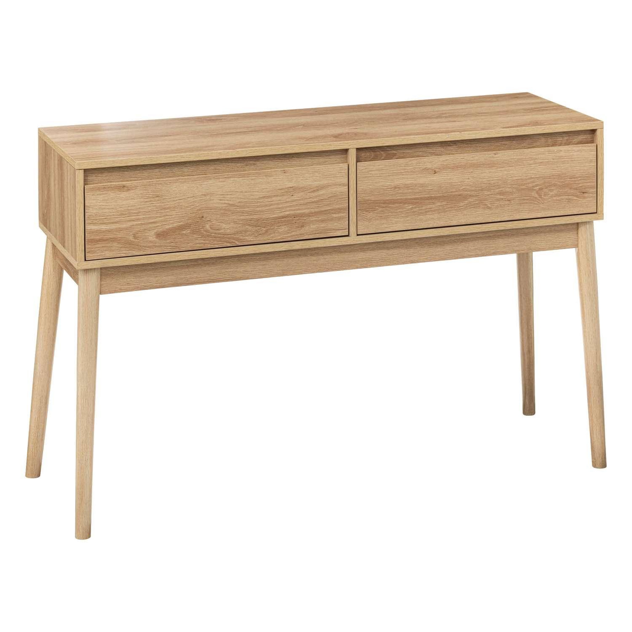 FIVE Console 2 tiroirs liam en bois - marron
